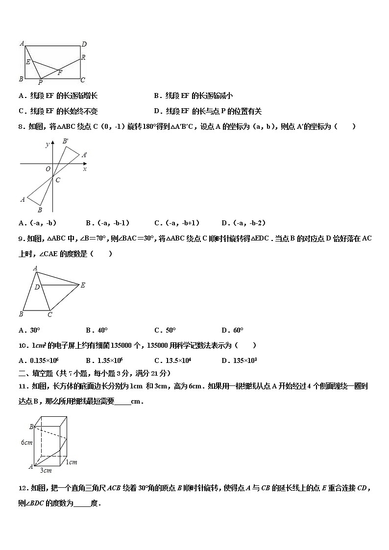 吉林省长春市解放大路中学2021-2022学年中考数学最后冲刺模拟试卷含解析第2页