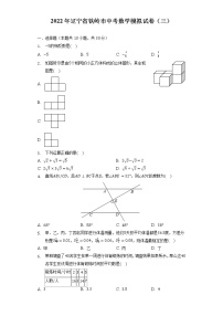 2022年辽宁省铁岭市中考数学模拟试卷（三）（含解析）