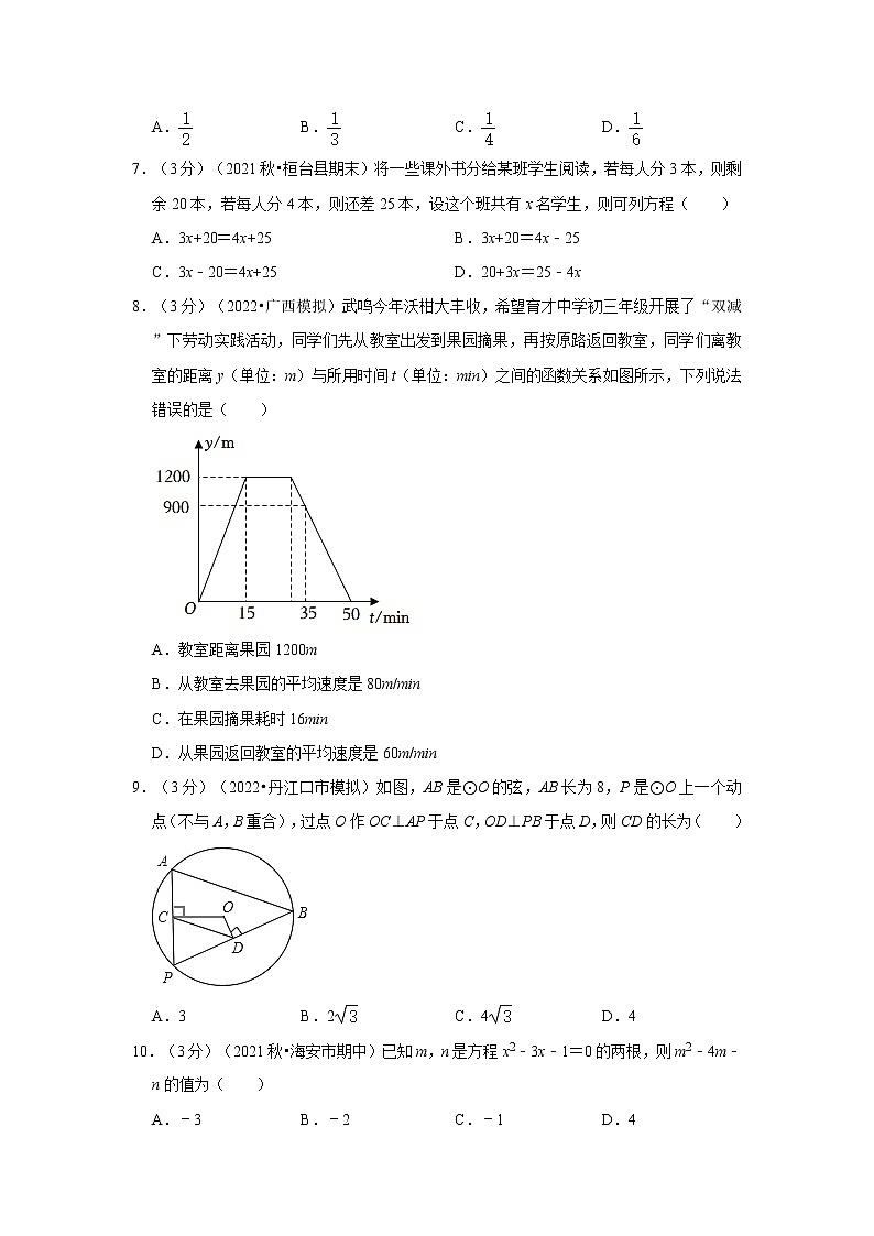 2022年武汉中考数学模拟试卷2（含答案解析）第2页