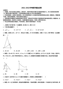 江苏省盐城景山中学2021-2022学年中考数学适应性模拟试题含解析