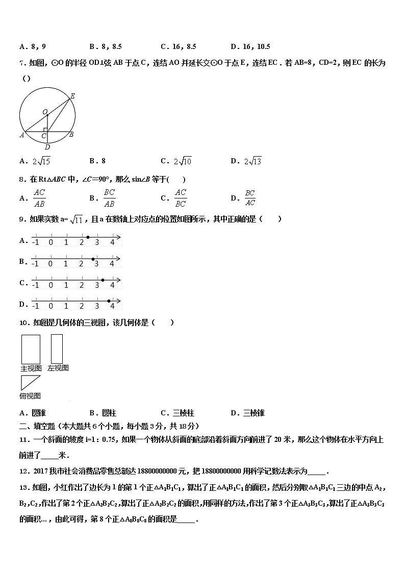 辽宁省抚顺本溪铁岭辽阳葫芦岛市重点中学2022年初中数学毕业考试模拟冲刺卷含解析第2页