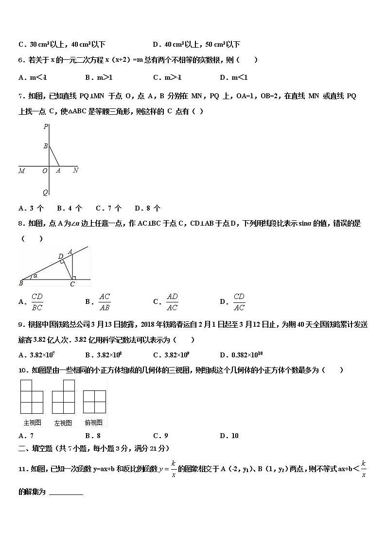 江苏省宜兴市丁蜀区渎边联盟2021-2022学年中考数学仿真试卷含解析02