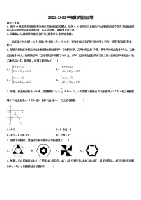 宁夏中卫市名校2022年中考数学模试卷含解析