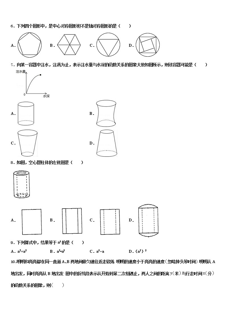 山东省济宁市曲阜市重点达标名校2022年中考数学模试卷含解析第2页