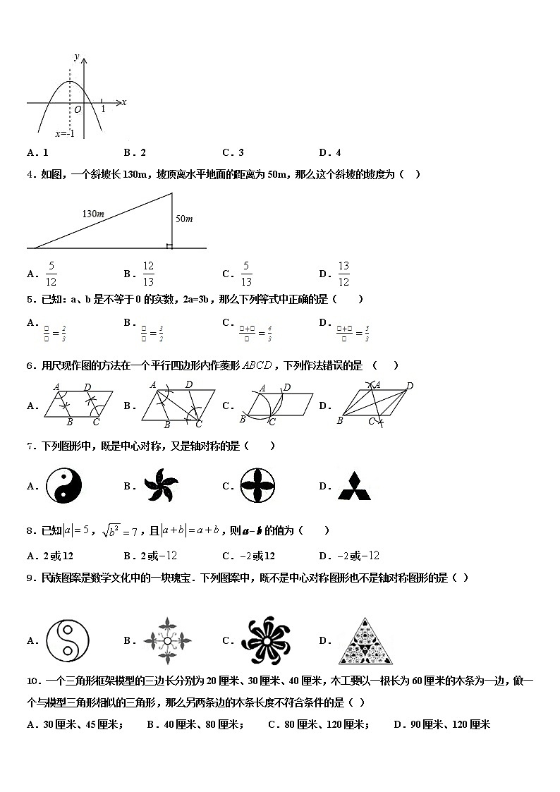 山东省聊城东昌府区六校联考2021-2022学年中考数学模拟精编试卷含解析02