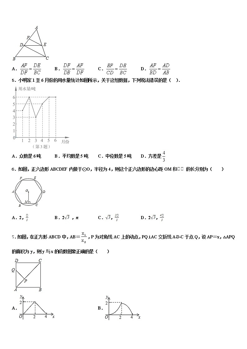 山西省临汾市名校2021-2022学年中考试题猜想数学试卷含解析第2页