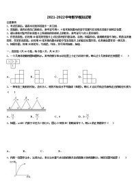 山西省吕梁柳林县联考2021-2022学年中考数学对点突破模拟试卷含解析