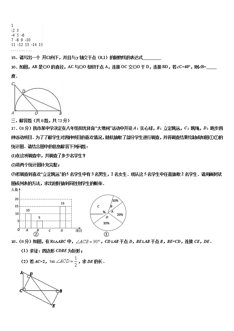上海市嘉定区2022年中考数学四模试卷含解析03