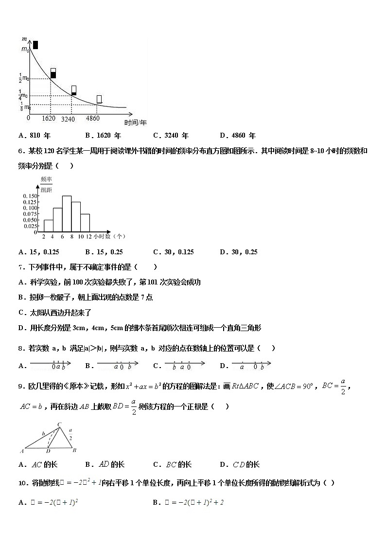 四川省遂宁市射洪县2022年中考数学四模试卷含解析第2页