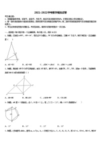 天津市东丽2021-2022学年中考考前最后一卷数学试卷含解析