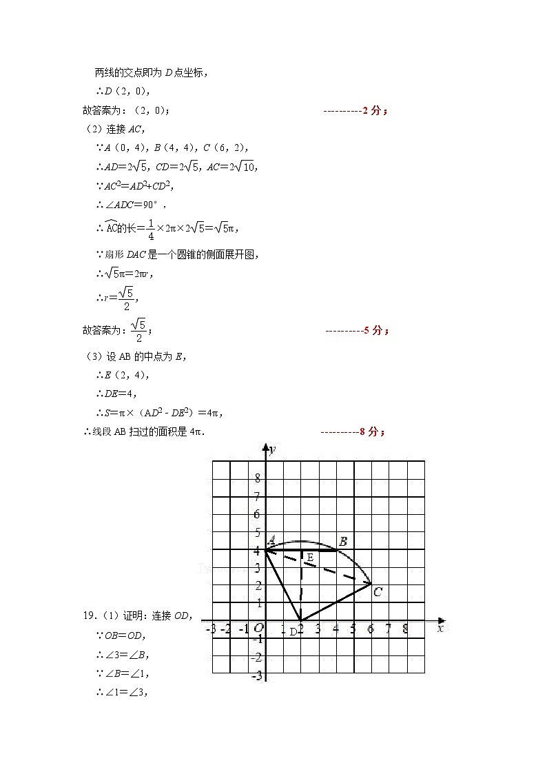 2022届山西省临汾市襄汾县九年级中考适应性训练（一模）数学卷及答案02