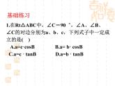 《锐角三角函数（2）》课件PPT