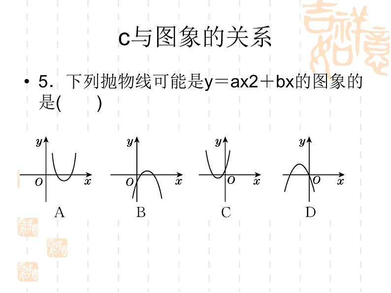 《二次函数》复习参考课件06