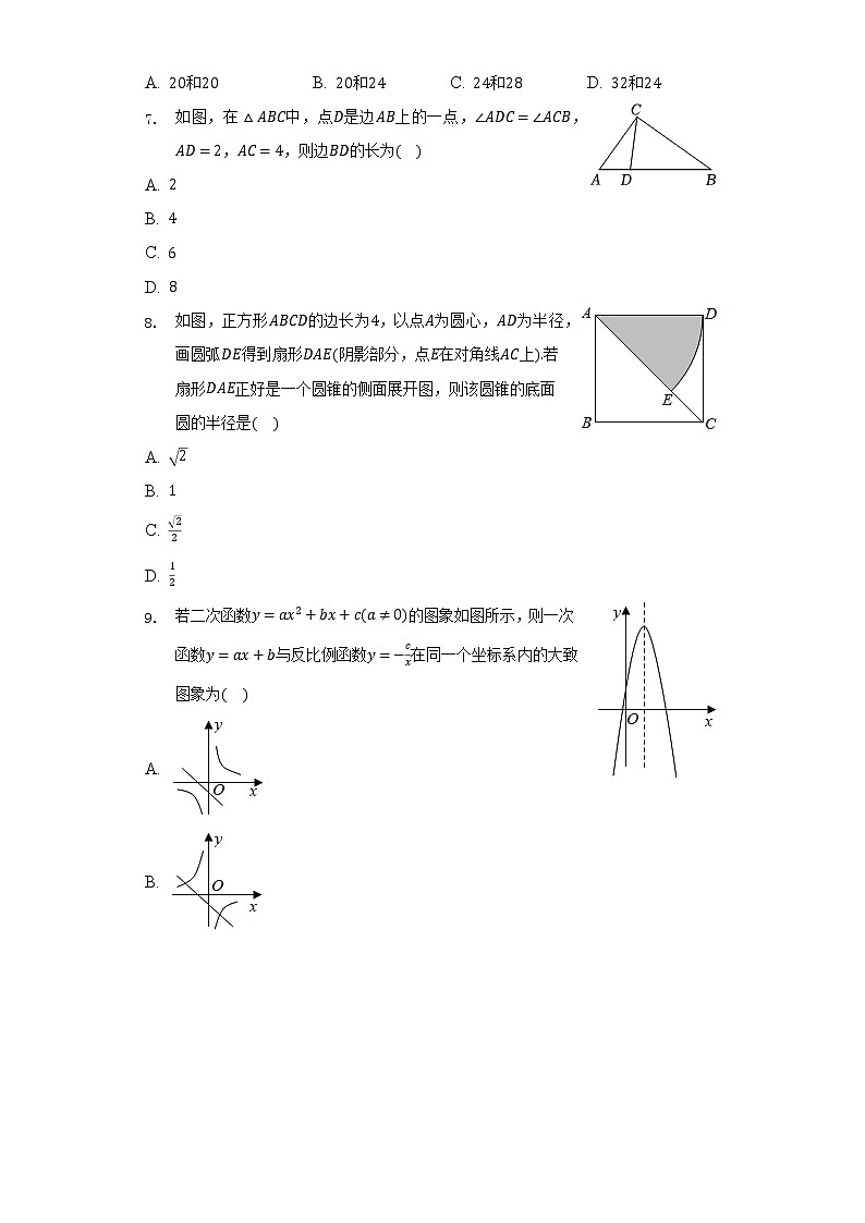 2022年湖南省永州市新田县中考数学一模试卷（含解析）第2页