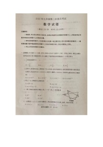 山东省德州市临邑县2021-2022学年九年级下学期 第二次练兵考试数学试题及答案