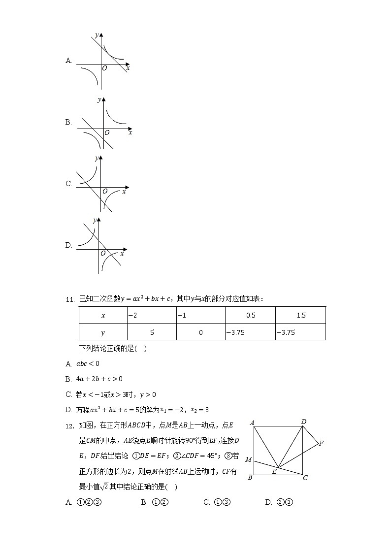 2022年山东省德州市武城县中考数学一练试卷（含解析）03