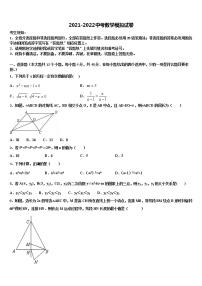 云南省文山壮族苗族自治州2022年中考冲刺卷数学试题含解析