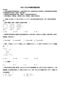 云南省普洱市2021-2022学年中考数学五模试卷含解析