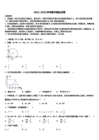 云南省普洱市2022年中考数学全真模拟试卷含解析