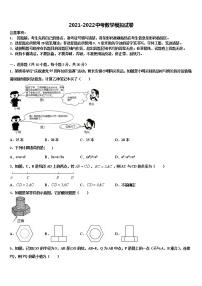 重庆市大足迪涛校2022年中考数学全真模拟试卷含解析