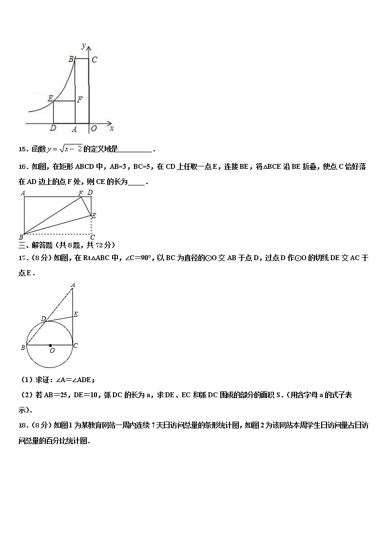浙江省乐清育英校2022年中考冲刺卷数学试题含解析第3页