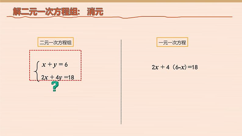 8.2消元-解二元一次方程组  人教版数学七年级下册 课件06