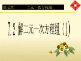 魯教版（五四制）七年級(jí)數(shù)學(xué)下冊(cè)7.2解二元一次方程組（1）課件(共21張PPT)