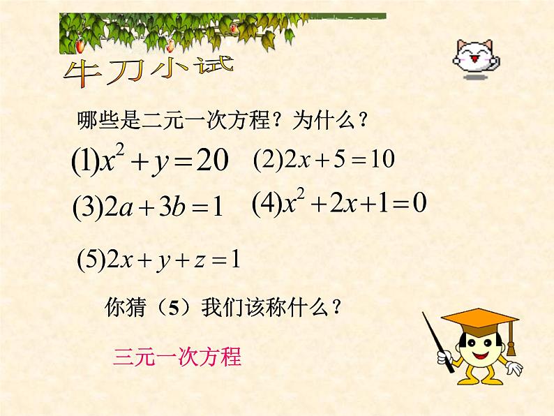 人教版数学七年级下册8.1二元一次方程组课件(共23张PPT)08