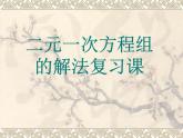人教版七年级下数学8.2.2加减消元解二元一次方程组（2用适当方法解二元一次方程组）课件1