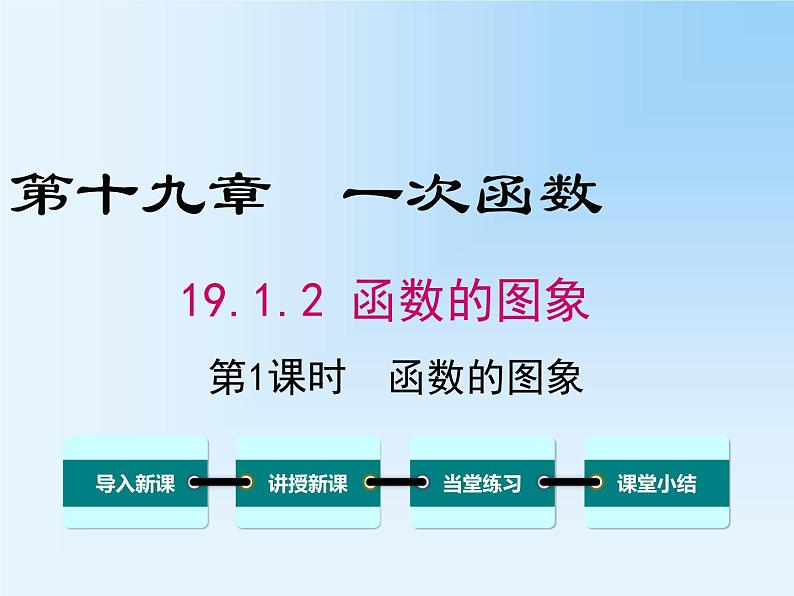 19.1.2.1 函数的图象 教学课件01