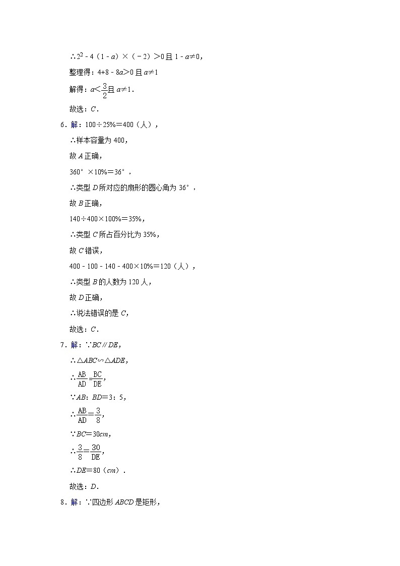 2022年黄冈市九年级三模考试数学试卷（附答案）02