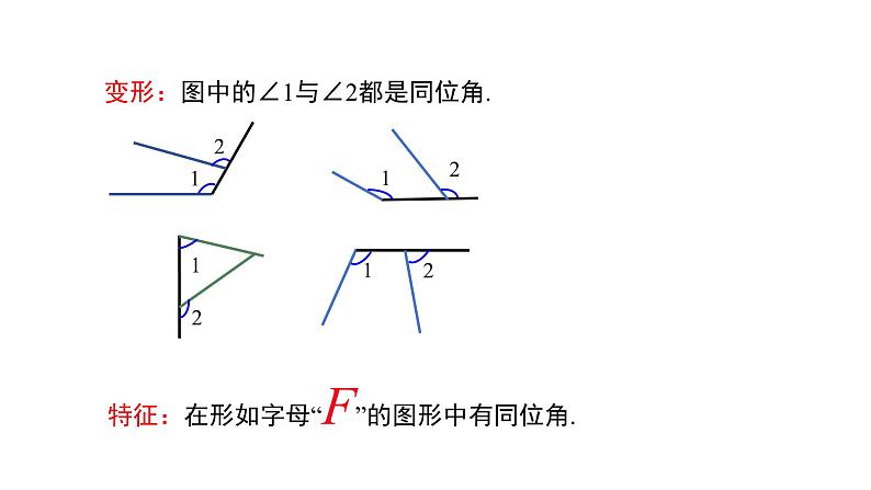 5.1.3 同位角、内错角、同旁内角 课件—2021—2022学年人教版(2012)七年级下册数学第7页