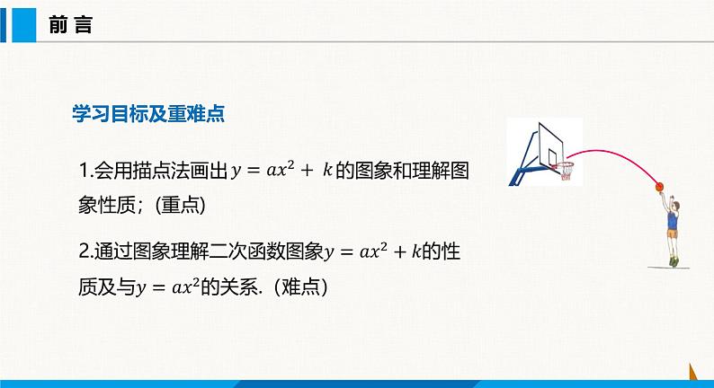 沪科版九年级数学上册 21.2 第2课时  二次函数y=ax2+k的图象和性质 课件02