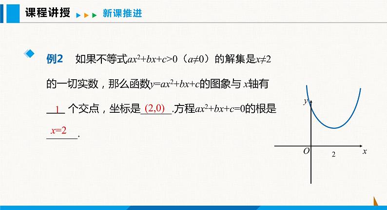 沪科版九年级数学上册 21.3 第2课时  二次函数与一元二次不等式 课件第7页