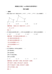2020-2021学年4.6 相似多边形课后复习题