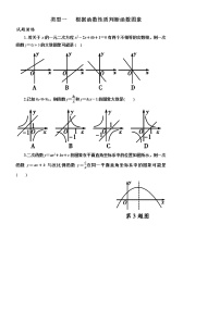 中考数学二轮复习4大类型的函数图像题（含答案）