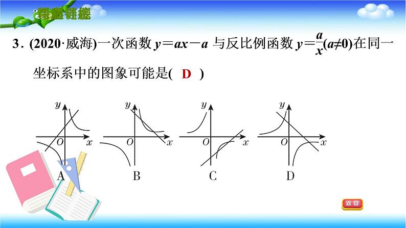 人教版九年级数学下册第二十六章26.1.2反比例函数的图象和性质习题课件第6页