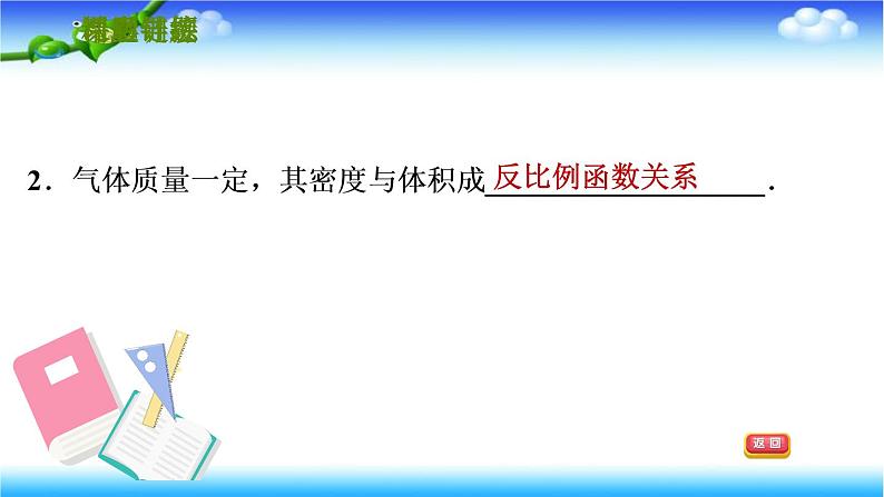 人教版九年级数学下册第二十六章26.2.2用反比例函数解决跨学科应用问题习题课件第5页