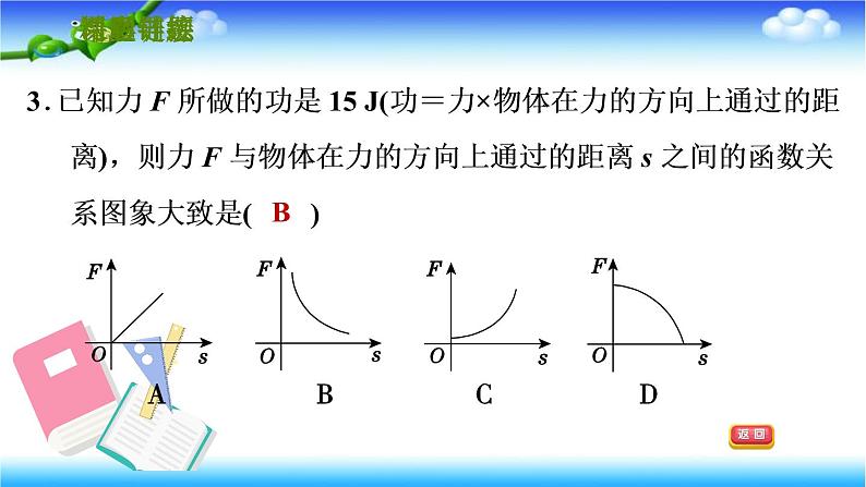 人教版九年级数学下册第二十六章26.2.2用反比例函数解决跨学科应用问题习题课件第6页