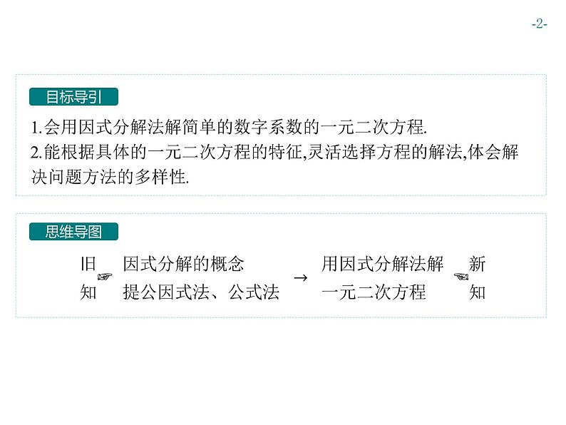 第二十一章 一元二次方程 同步练习课件（8份，可编辑）02