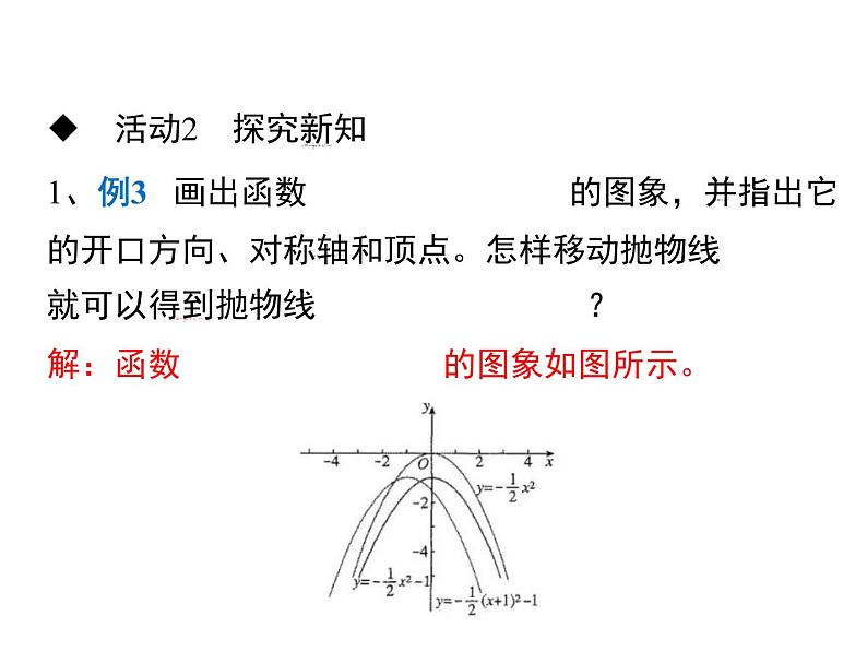 22.1.3第3课时  二次函数y=a（x-h）_ k的图象和性质课件14 PPT06