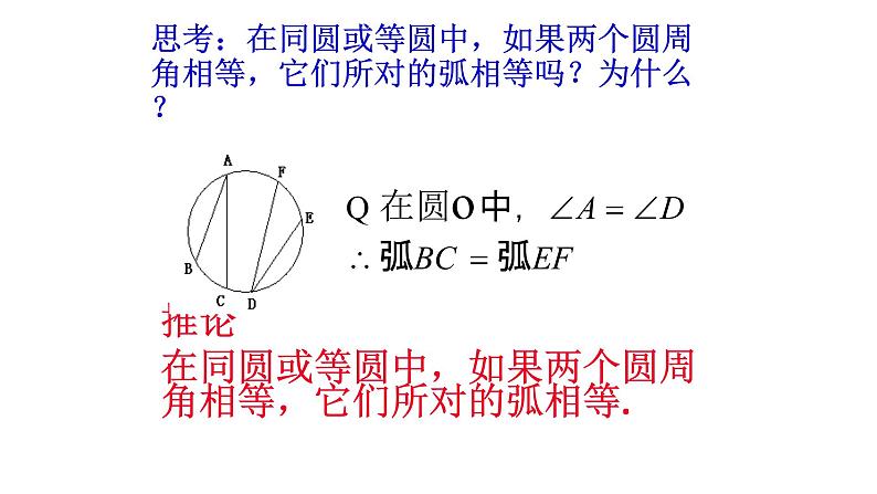 湖北省北大附中武汉为明实验学校 24.1.4 圆周角（共28张ppt）第1页