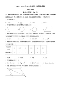 2022年山东省德州市乐陵市九年级第二次练兵考试数学试题(word版含答案)