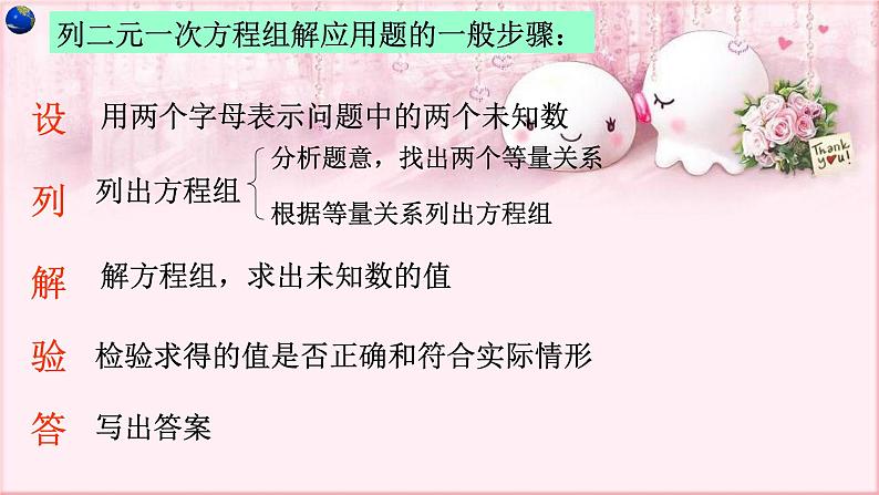 人教版数学七年级下册 8.3 实际问题与二元一次方程组 课件305