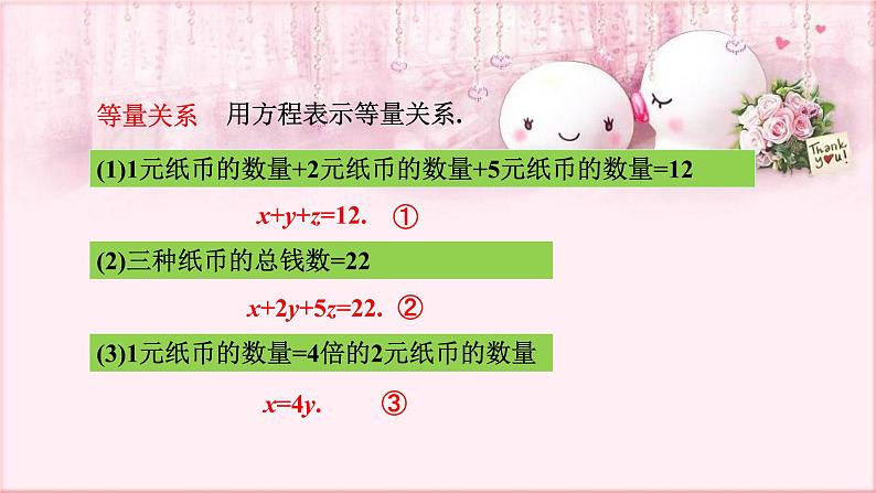 人教版数学七年级下册 8.4 三元一次方程组的解法 课件306