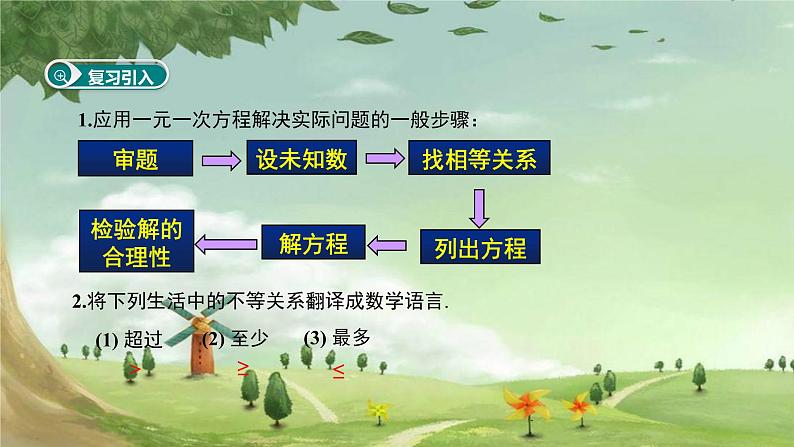 人教版数学七年级下册 9.2 一元一次不等式 课件103