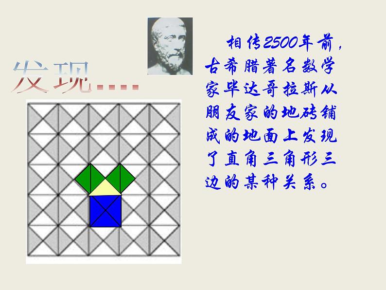 2020-2021学年人教版八年级数学下册课件-17.1 勾股定理（14张）第3页