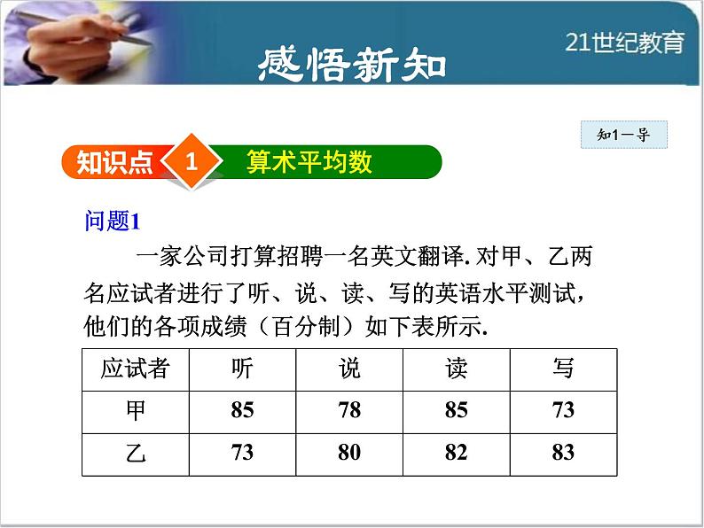 20.1.1  平均数课件04