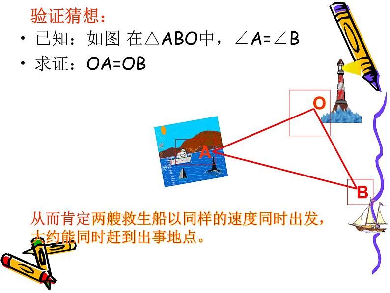 人教版数学八年级上册13.3.1等腰三角形的判定课件 （15张PPT）第6页