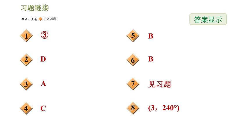 2020-2021学年人教版数学七年级下册习题课件7.1.1有序数对第2页